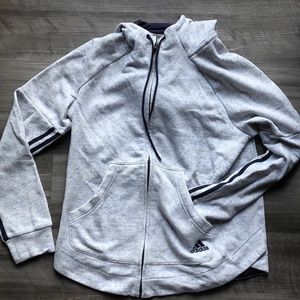 Full Zip Loose fitted Adidas Sweatshirt